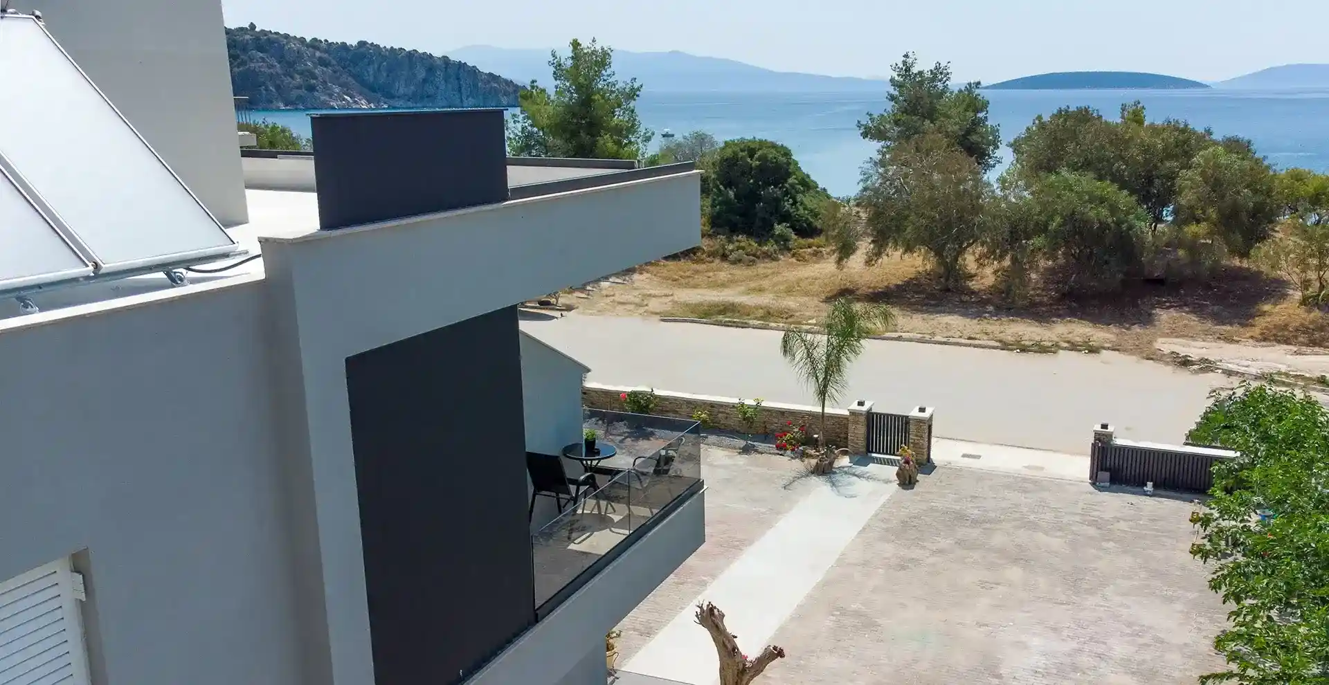 Sea View from Alkida Luxury Rooms Tolo